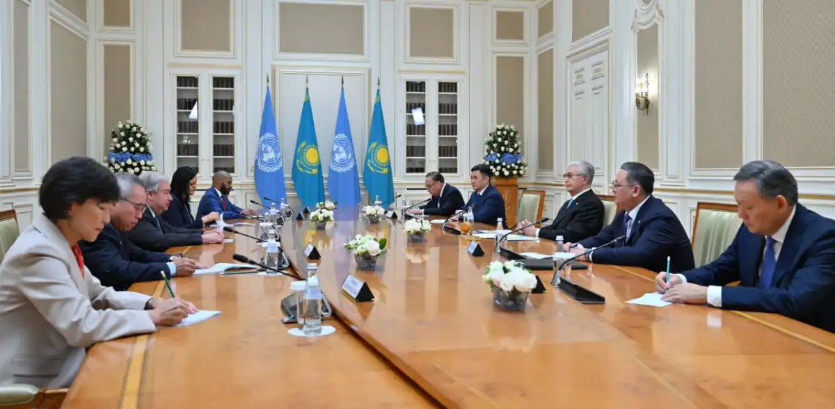 Токаев провел переговоры с генсеком ООН