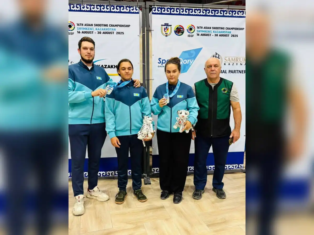 Казахстанские стрелки завоевали 3 бронзы чемпионата Азии в Шымкенте