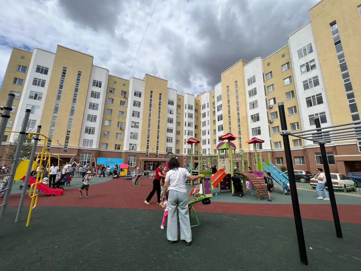 В Астане торжественно открыли двор в честь Дня Конституции в районе «Есиль»