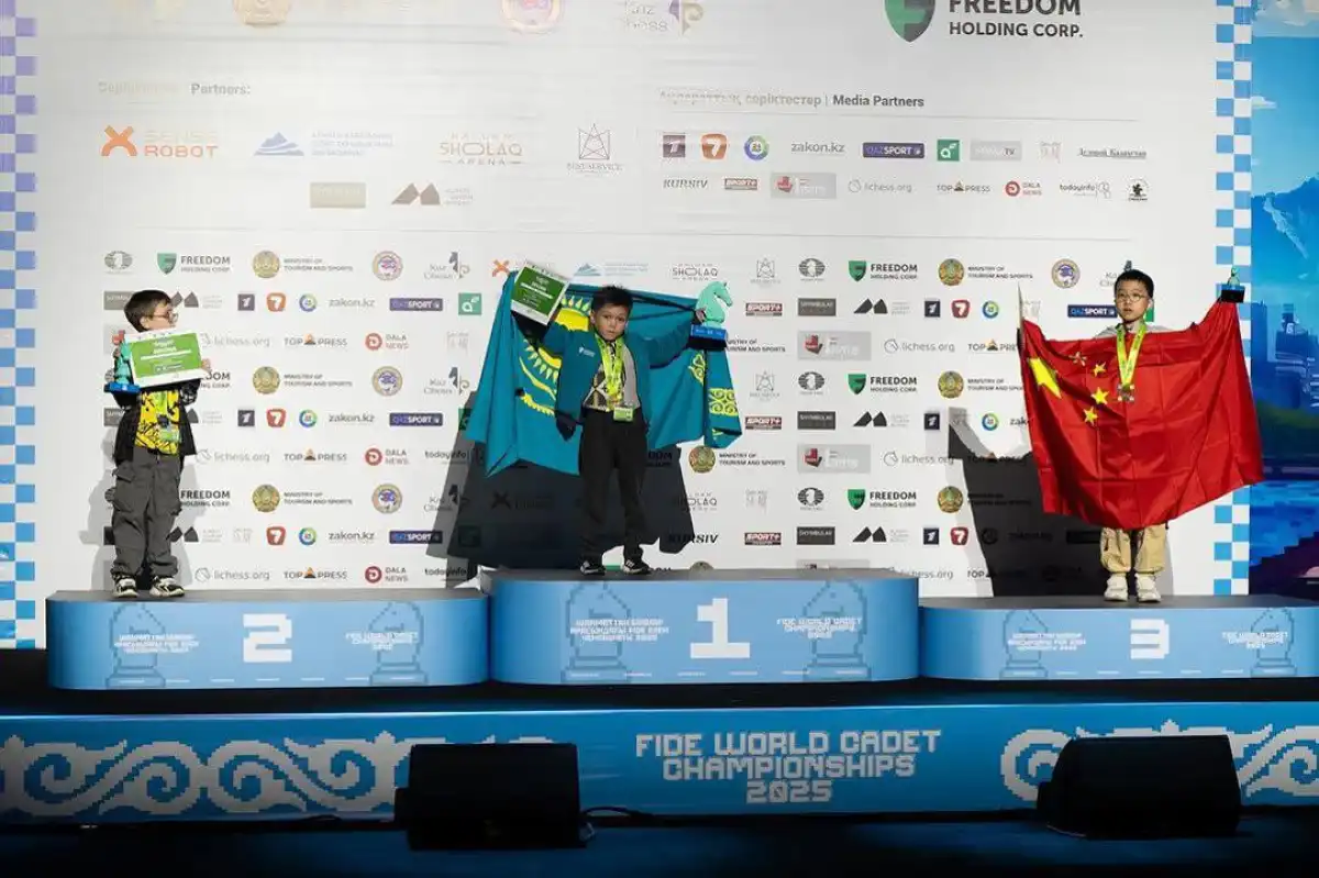 Юные шахматисты из Астаны стали чемпионами мира на турнире в Алматы