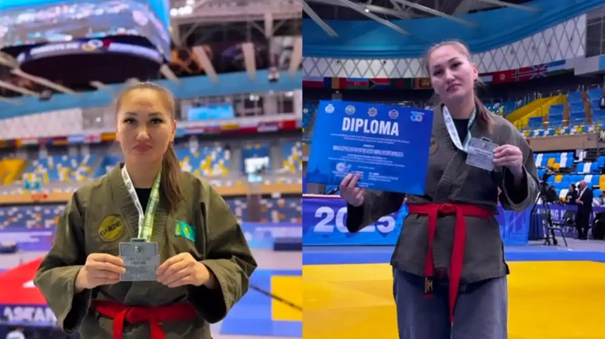 Павлодарка завоевала серебро Кубка мира по рукопашному бою в Астане