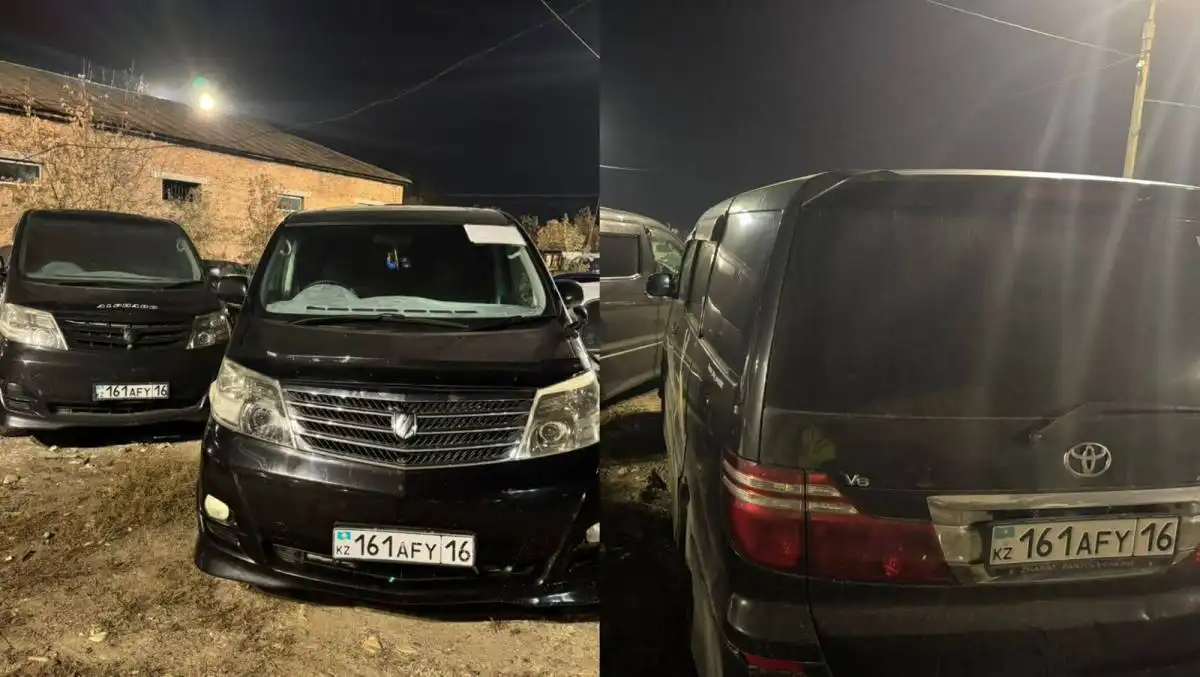 Два Toyota Alphard с одним госномером выявили в Усть-Каменогорске