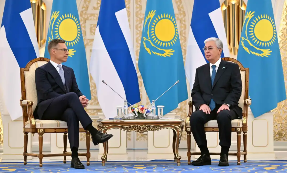Токаев провёл переговоры с Президентом Финляндии Александром Стуббом