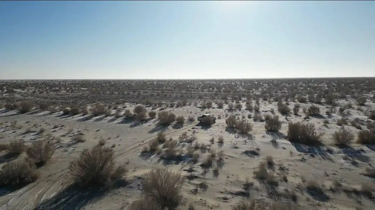 С помощью дронов будут озеленять дно Арала