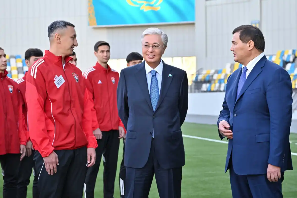 Глава государства посетил Центральный стадион в Кызылорде