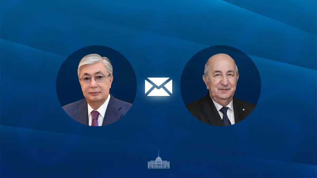 Глава государства направил поздравительную телеграмму Президенту Алжира