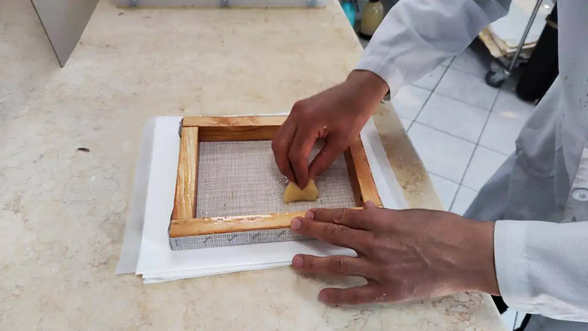 Старые книги обретают новую жизнь благодаря технологии ручного литья бумаги