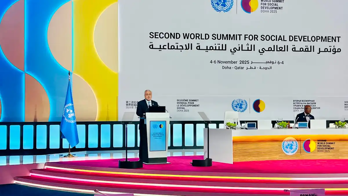 Казахстанская делегация приняла участие во Втором Всемирном саммите по социальному развитию в Дохе