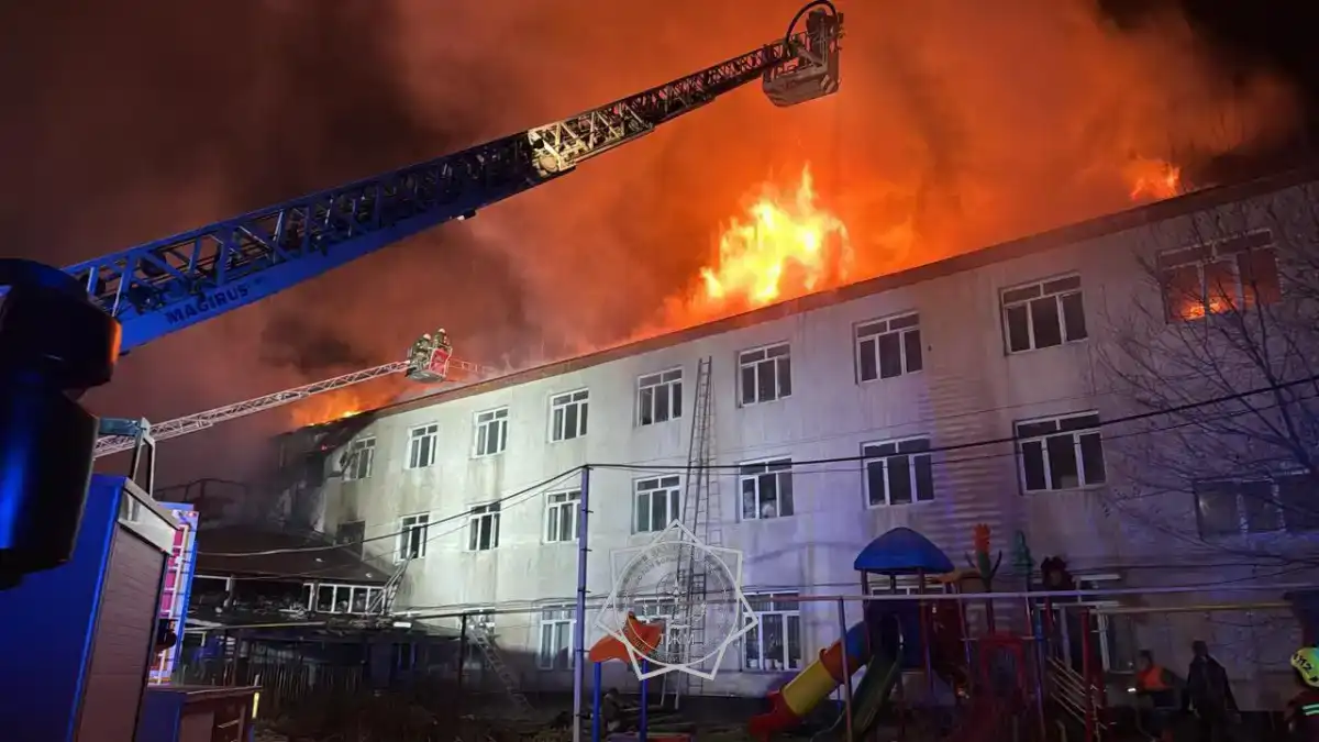 Пожар в детском доме Алматы потушен