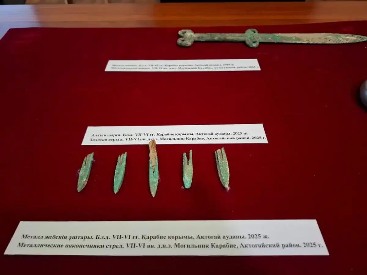 Найдено нетронутое погребение сакского воина