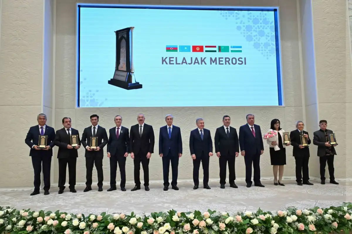 Лидеры стран Центральной Азии и Азербайджана приняли участие в церемонии вручения Международной премии «Наследие будущего»