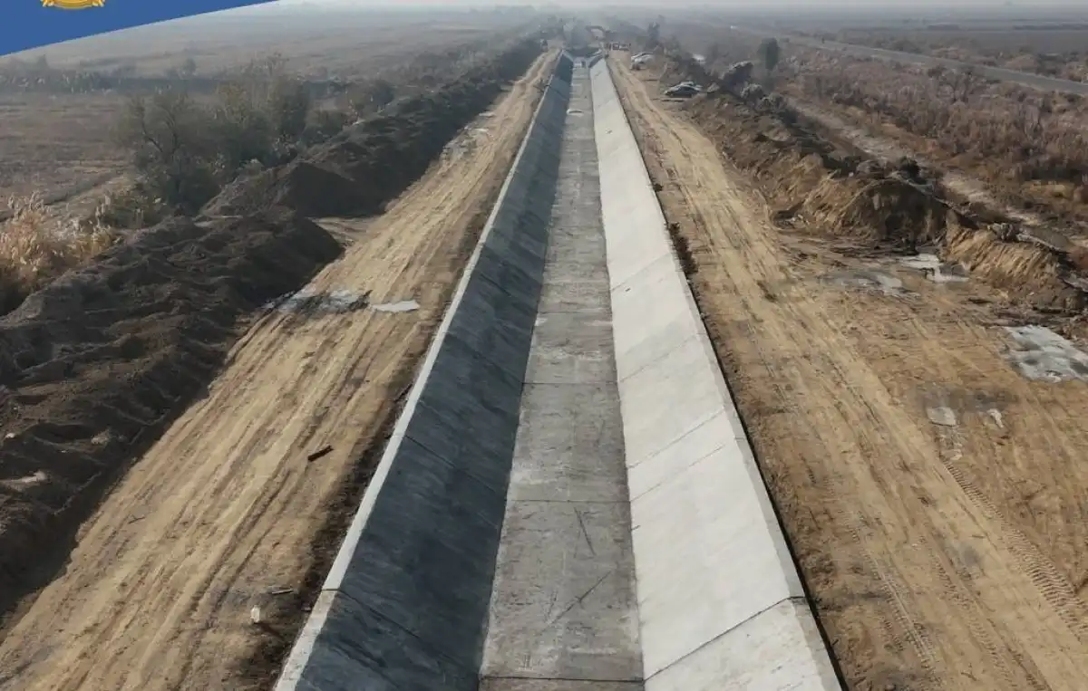 Более 62 км земляных каналов отремонтируют в Туркестанской области