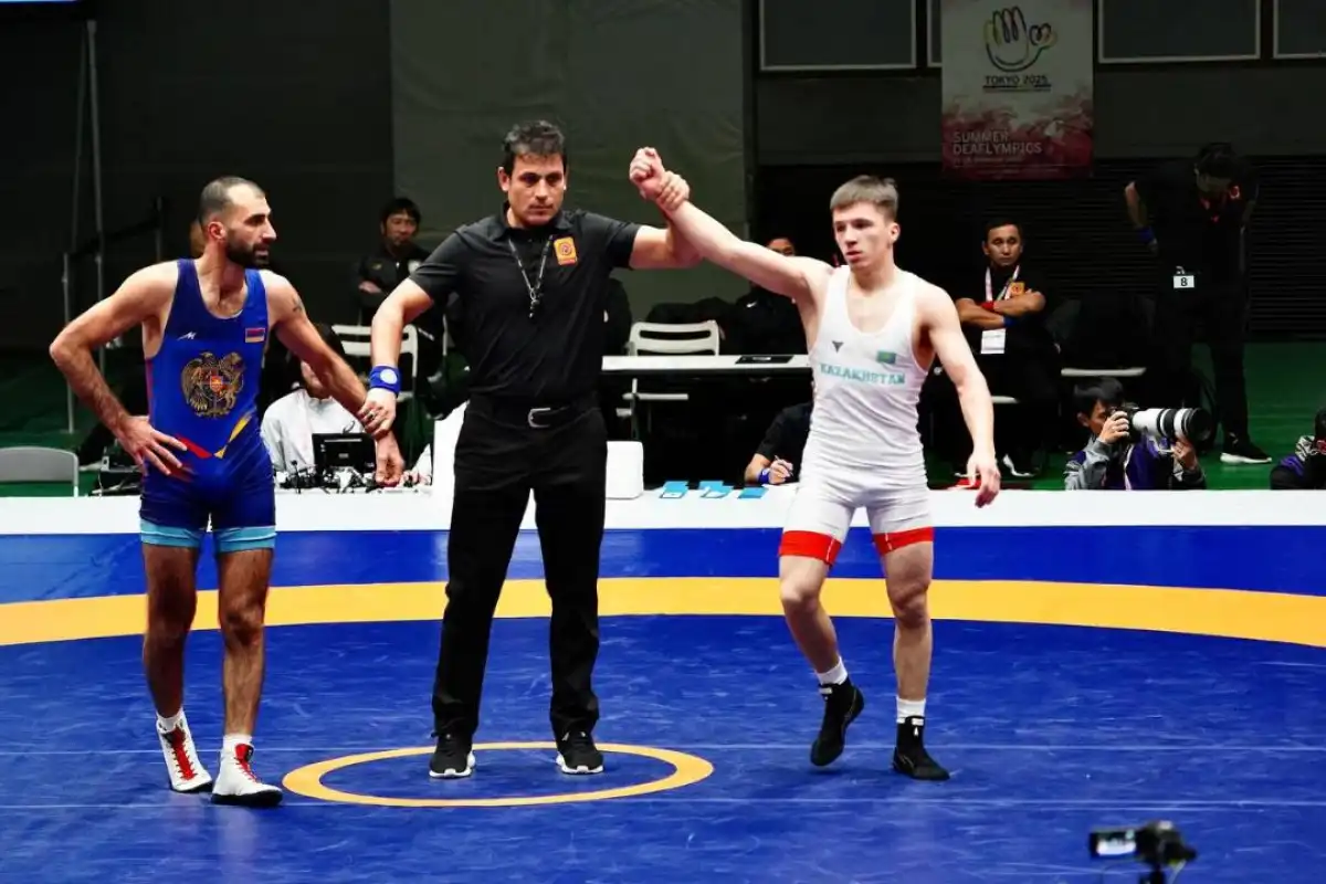 Андрей Самарин завоевал золотую медаль по греко-римской борьбе на Сурдлимпийских играх