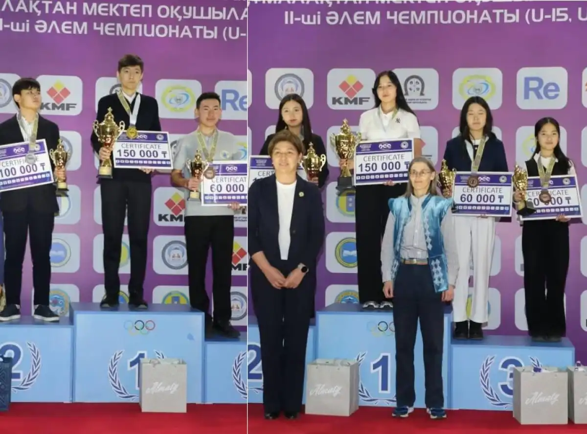 Казахстан выиграл 30 медалей на чемпионате мира по тогызкумалаку среди юношей