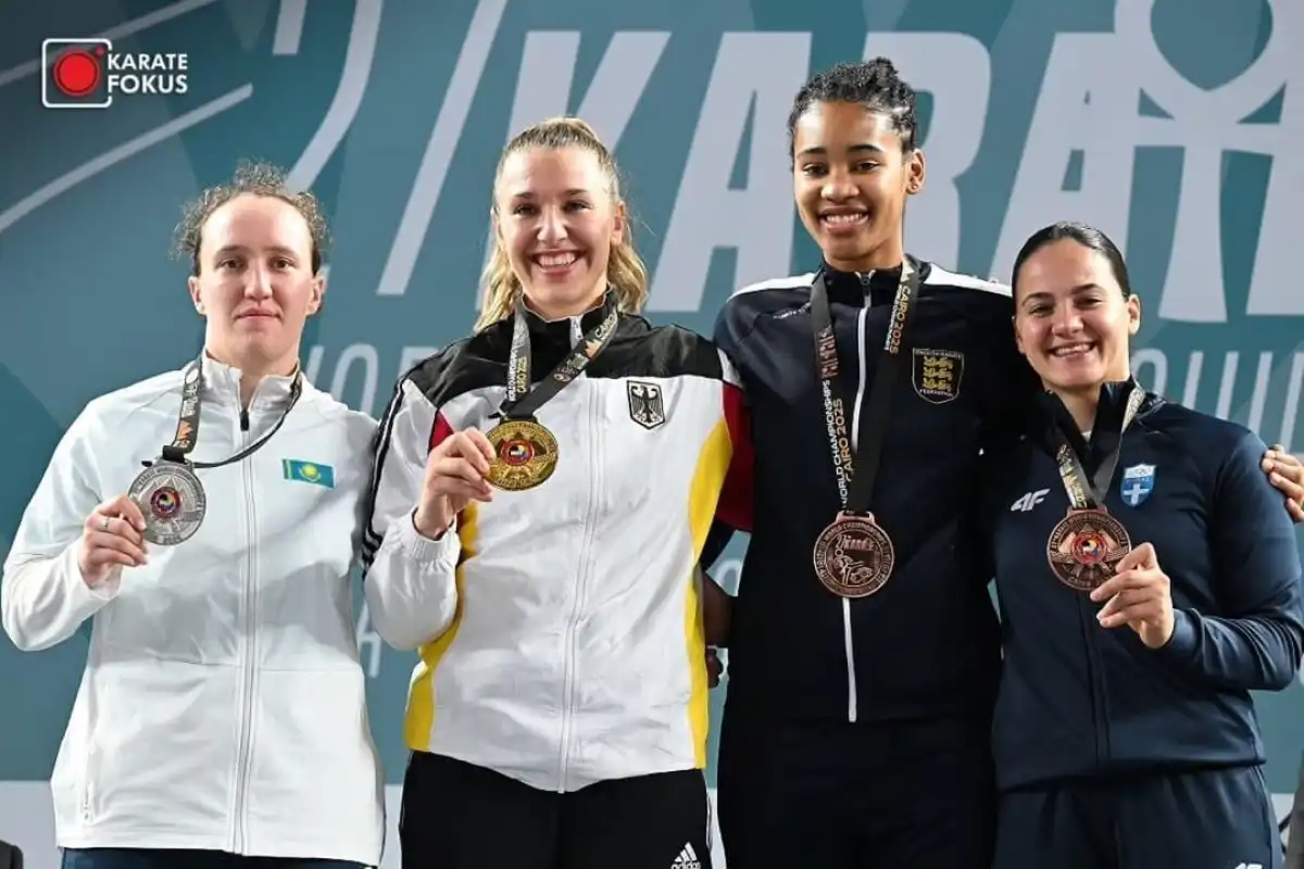 Казахстанка Софья Берульцова стала серебряным призером ЧМ по каратэ