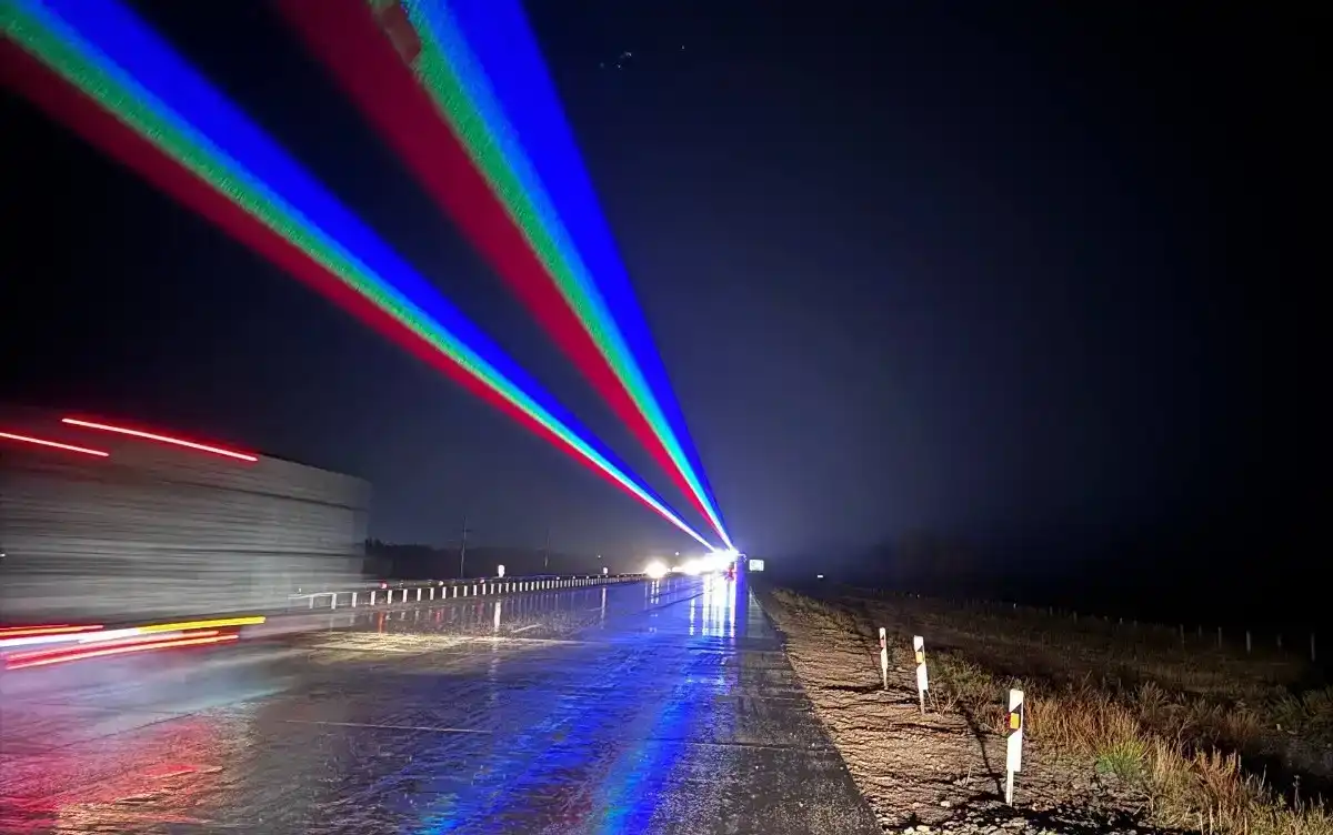 14 лазерных систем установили на участке трассы Караганда–Балхаш