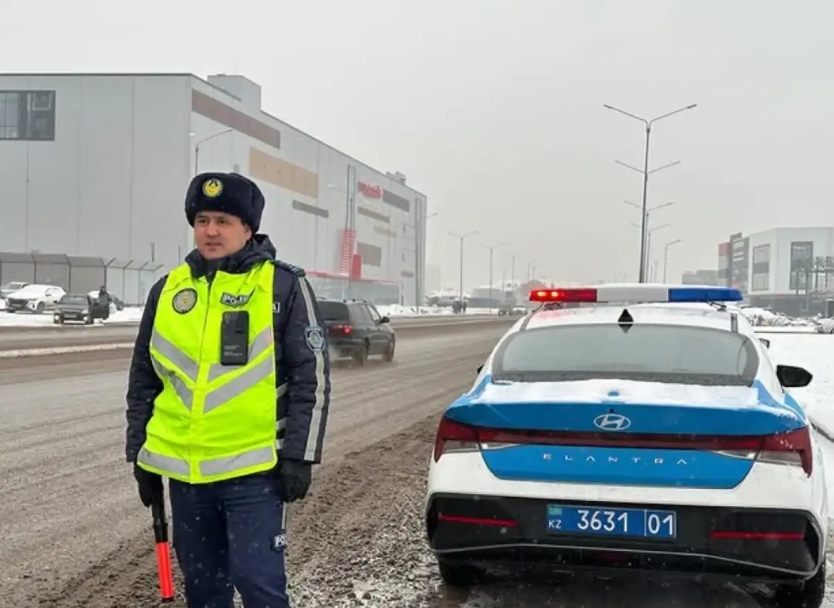 Более 90 ДТП зафиксировали с утра в Астане