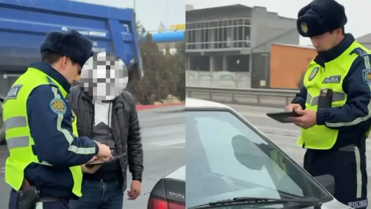 Водителя с долгом в 18 млн тенге выявили в Туркестане