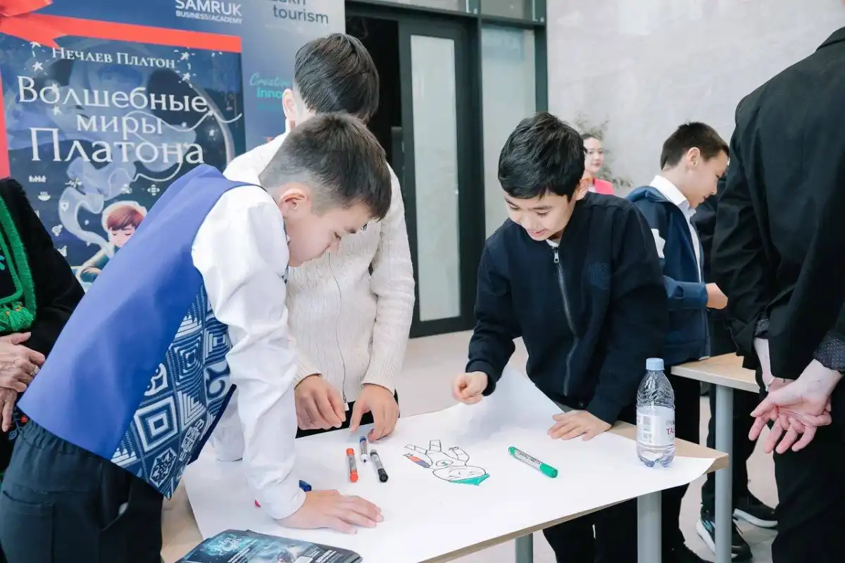 12-летний школьник из Астаны презентовал серию экологических сказок