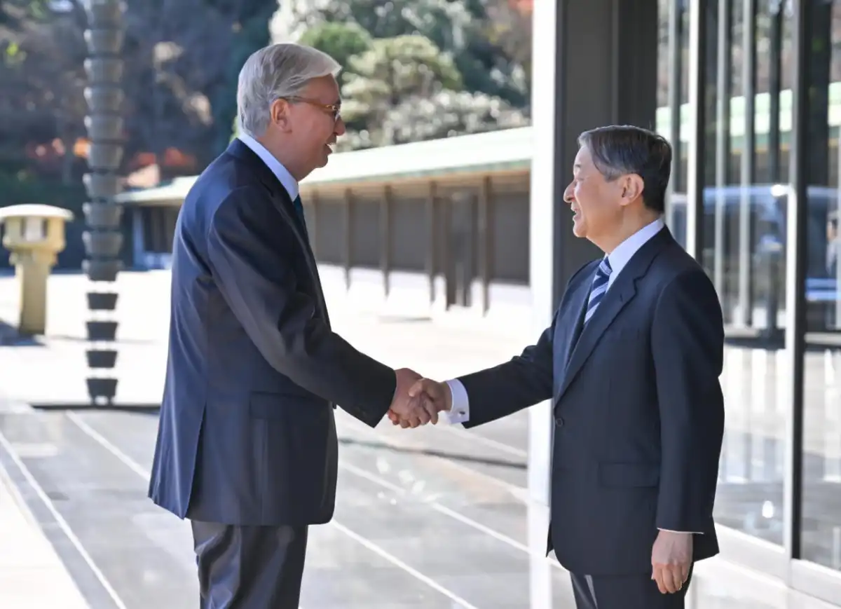 Токаев прибыл в Императорский дворец Японии