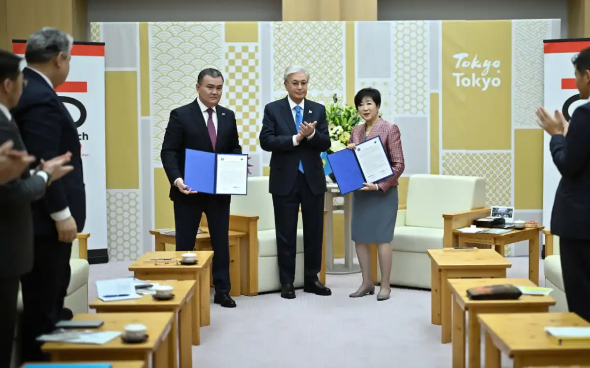 Астана и Токио подписали меморандум о сотрудничестве