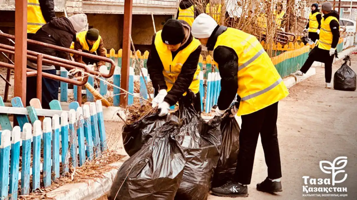 Реализация инициативы Президента «Таза Қазақстан»: собрано 795 тысяч тонн отходов