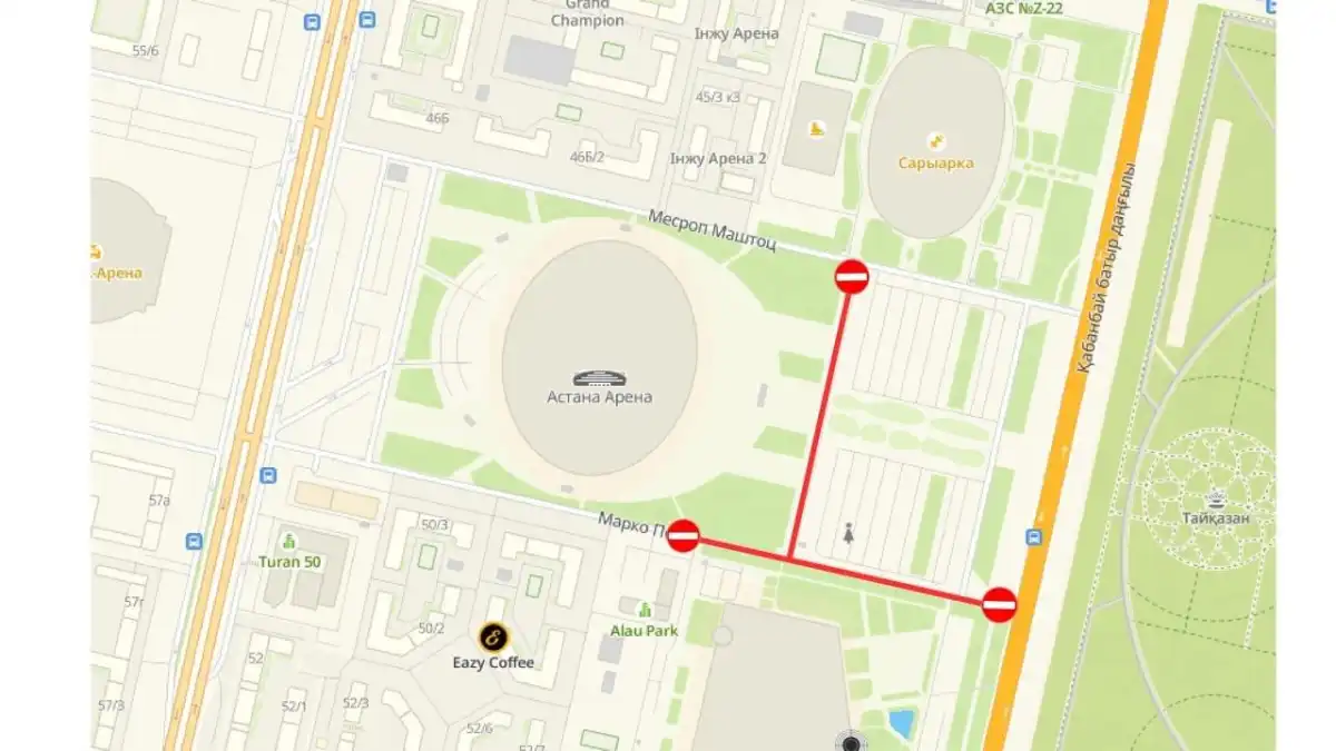 Зажжение новогодних елок: в Астане ограничат движение