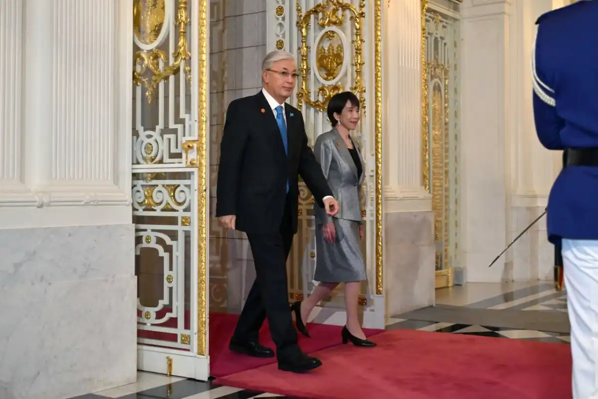 Токаев прибыл в Государственный дворец Акасака