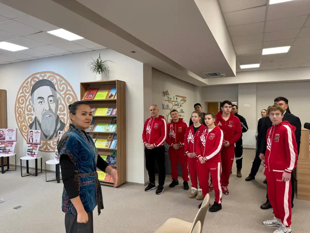 Спортивная делегация из Москвы посетила комфортную школу №45 в Астане