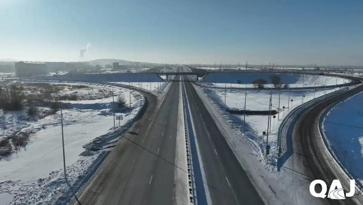 Участок республиканской трассы закрыли в Акмолинской области