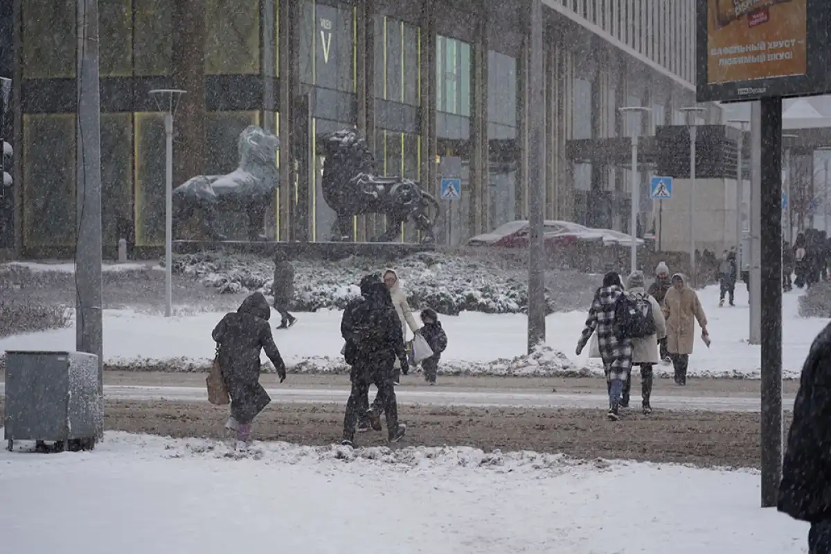 Метель ожидается в Астане