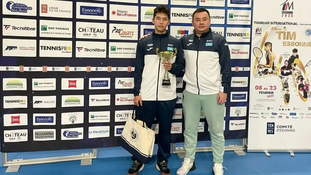 14-летний казахстанец стал лучшим зарубежным игроком по версии Tennis Europe