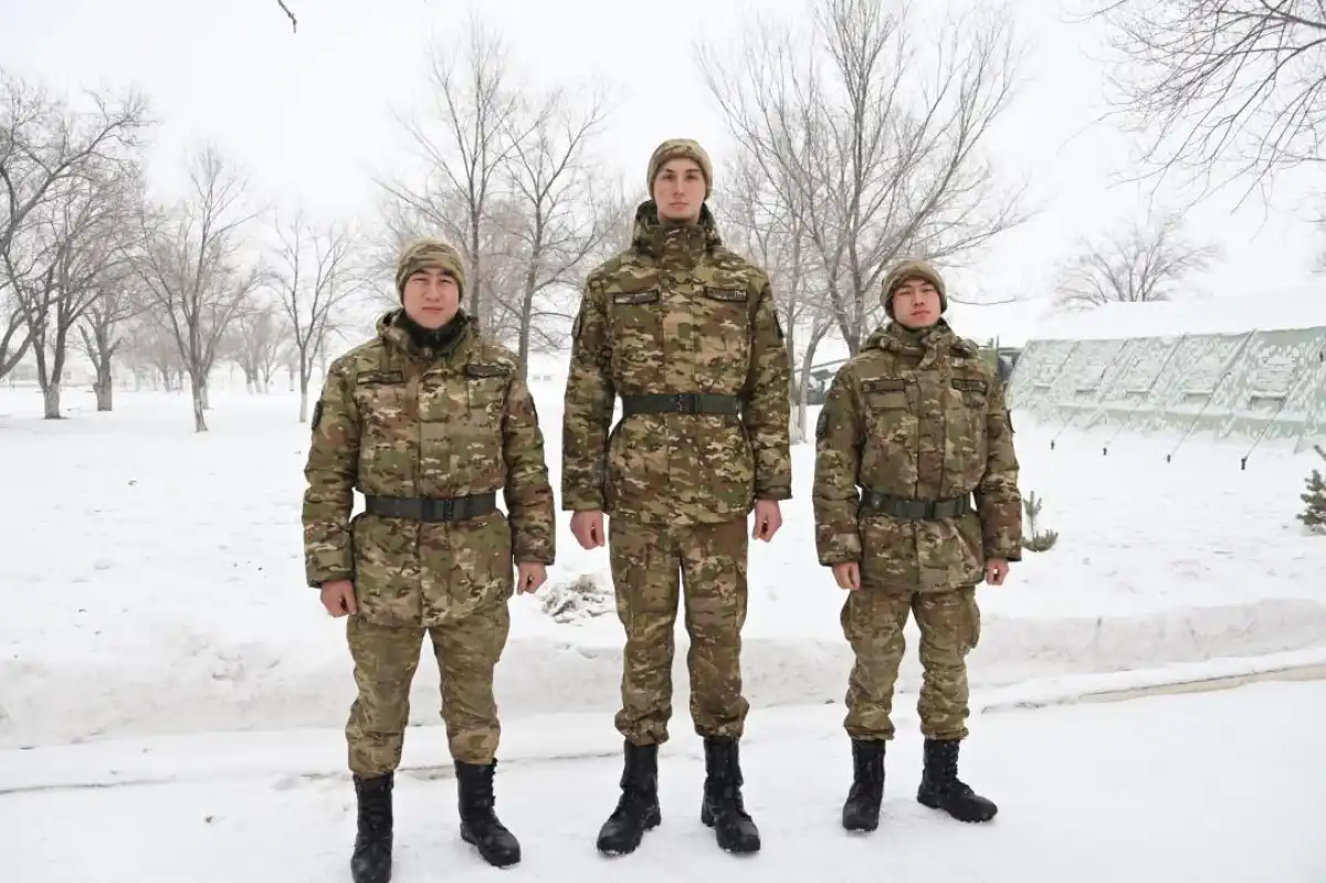 Самый высокий солдат служит в области Абай
