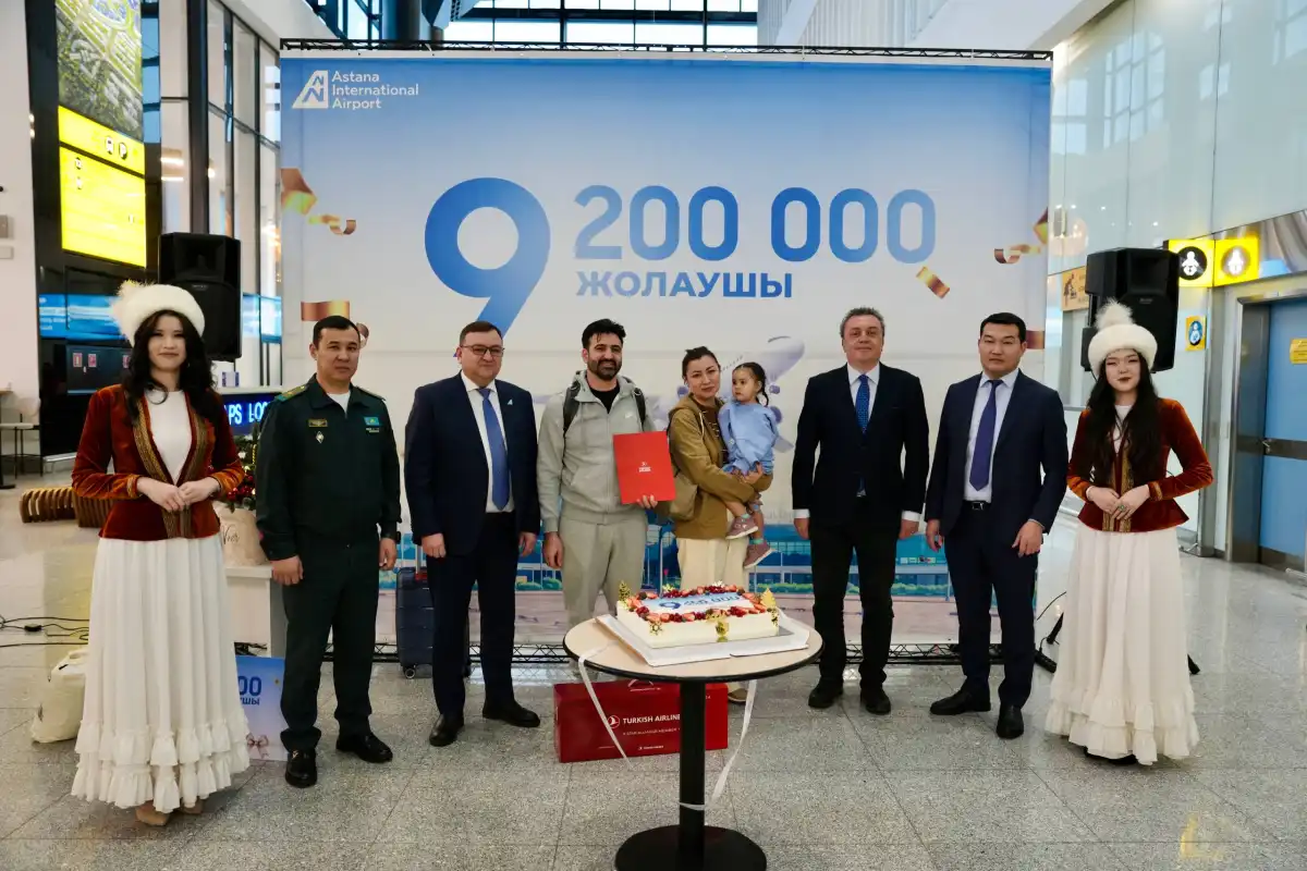 Международный аэропорт Астаны обслужил 9,2 млн пассажиров с начала года