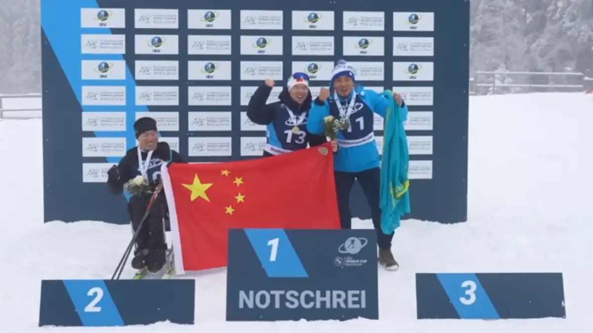 Парабиатлонист Ербол Хамитов завоевал бронзу этапа Кубка мира