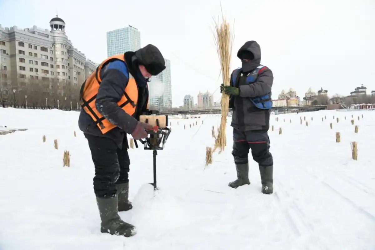 Реку Есиль насытили кислородом