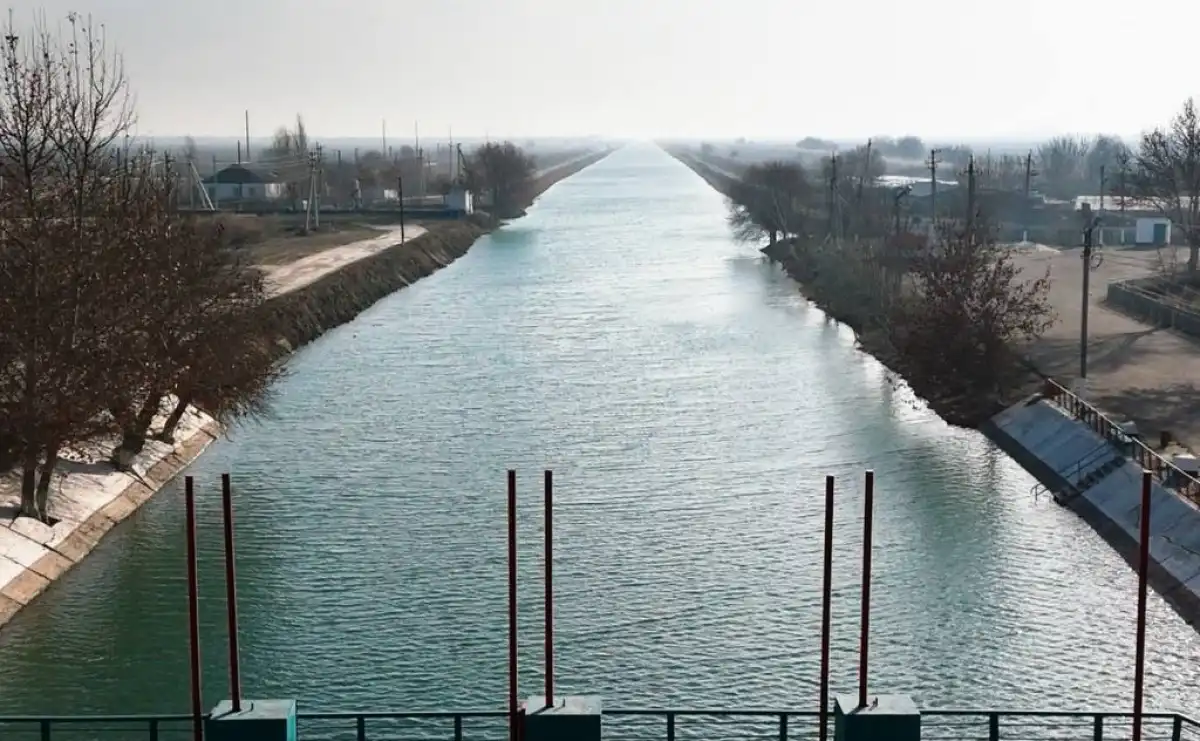 Впервые за 40 лет очищают магистральные каналы в Туркестанской области