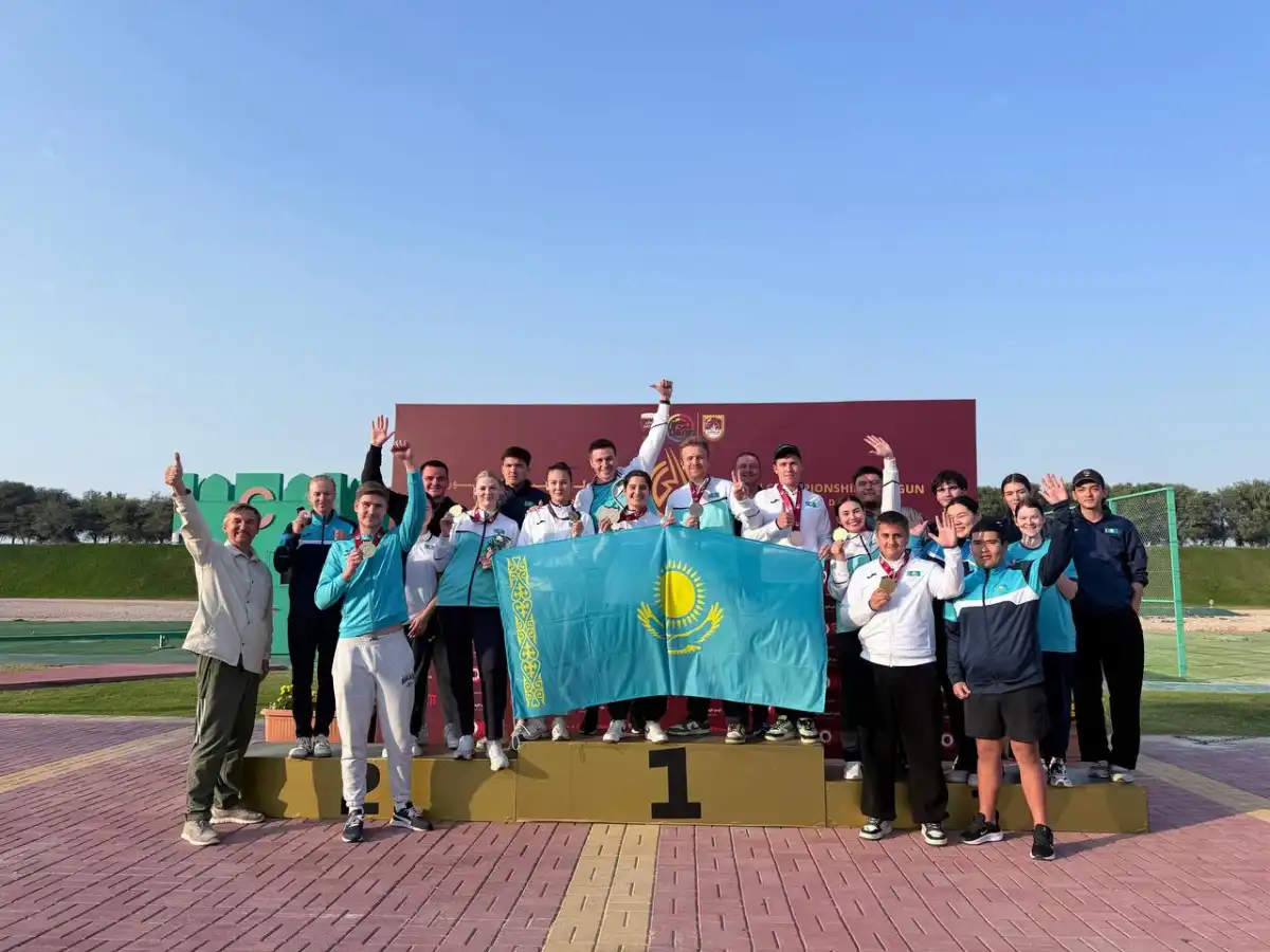 Казахстанские стрелки установили мировые рекорды и выиграли ЧА