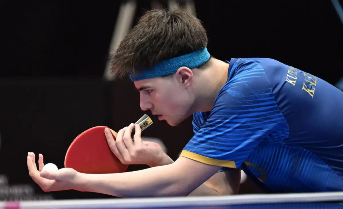 Казахстанец стал двукратным призером турнира по настольному теннису в Катаре