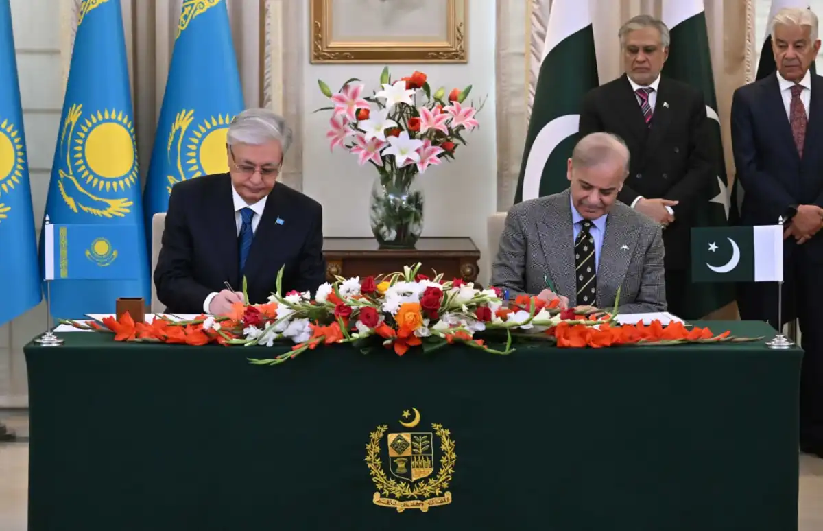Казахстан и Пакистан подписали совместную декларацию о сотрудничестве