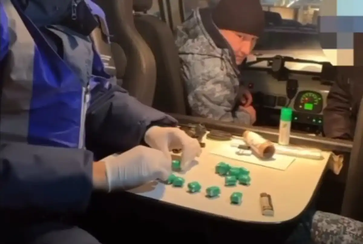 Полиция Кокшетау сорвала первые «гастроли» наркозакладчика из Астаны