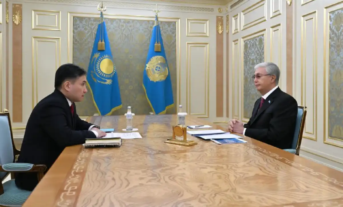 Глава государства принял министра труда и соцзащиты Аскарбека Ертаева