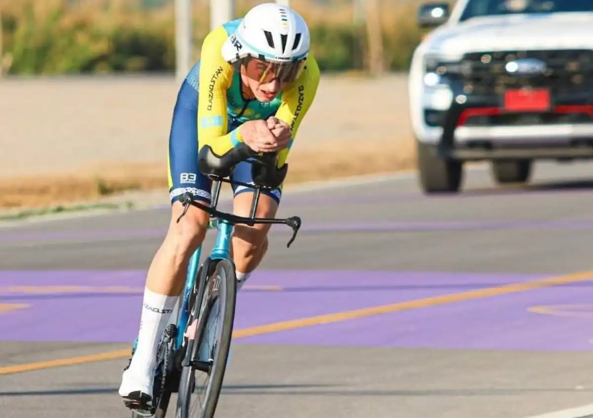 Казахстанец стал двукратным чемпионом Азии по велоспорту на шоссе