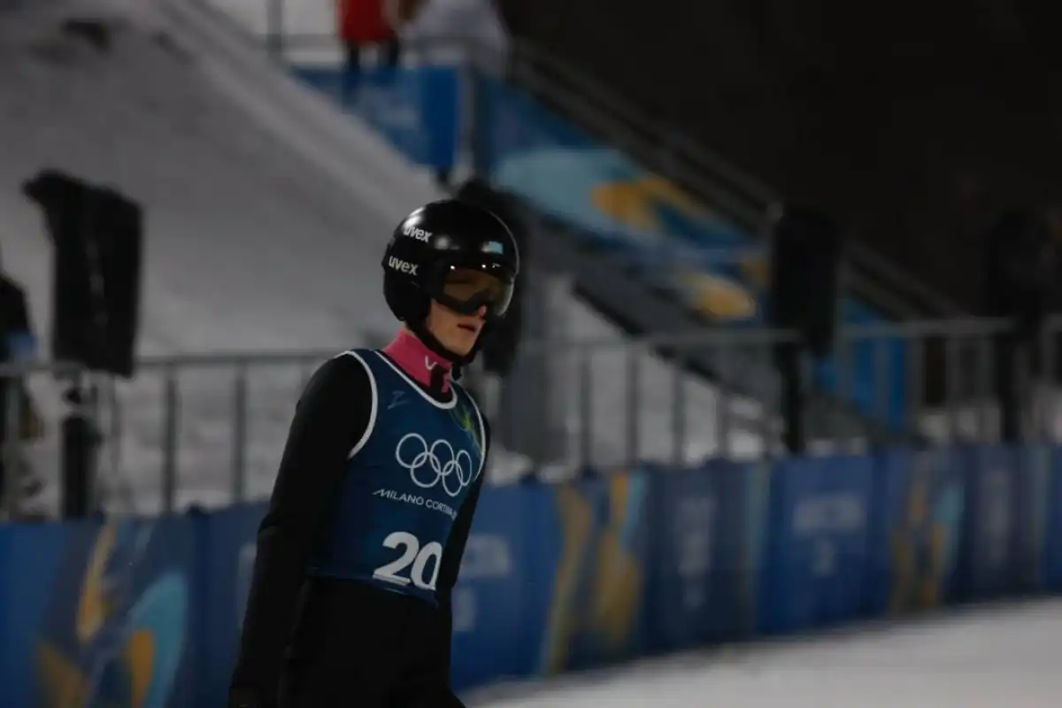 Илья Мизерных показал лучший результат в истории Казахстана в прыжках на лыжах с трамплина