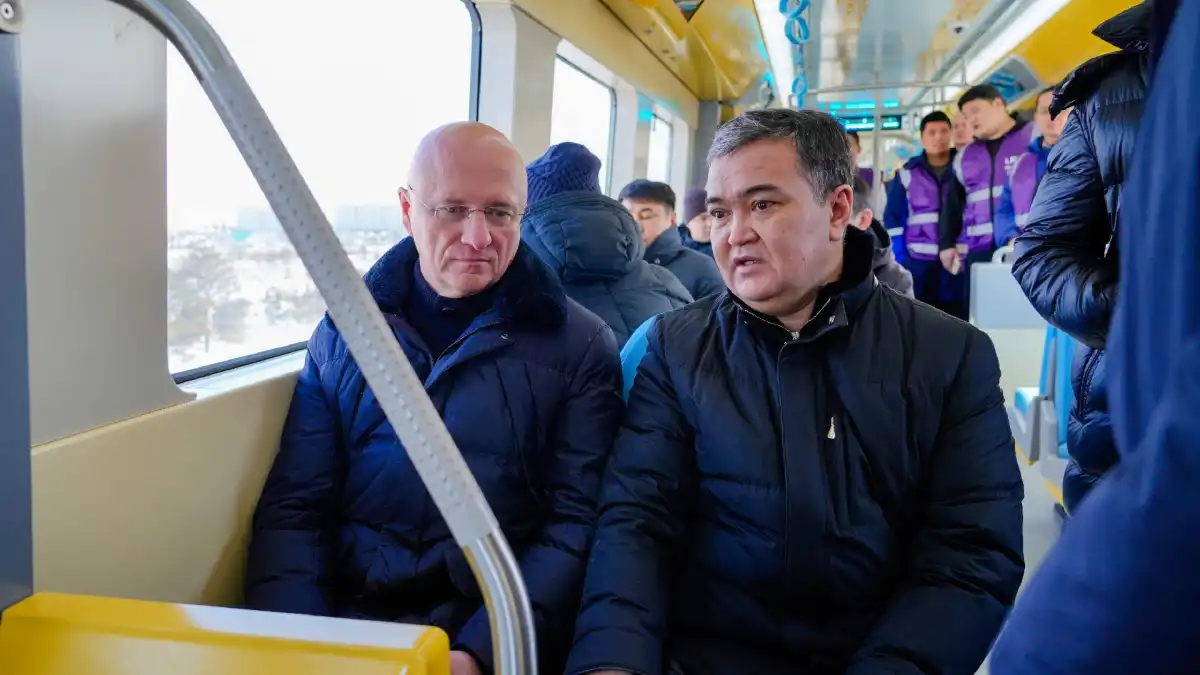 На беспилотном LRT от «Нурлы жол» до аэропорта можно доехать за 40 минут