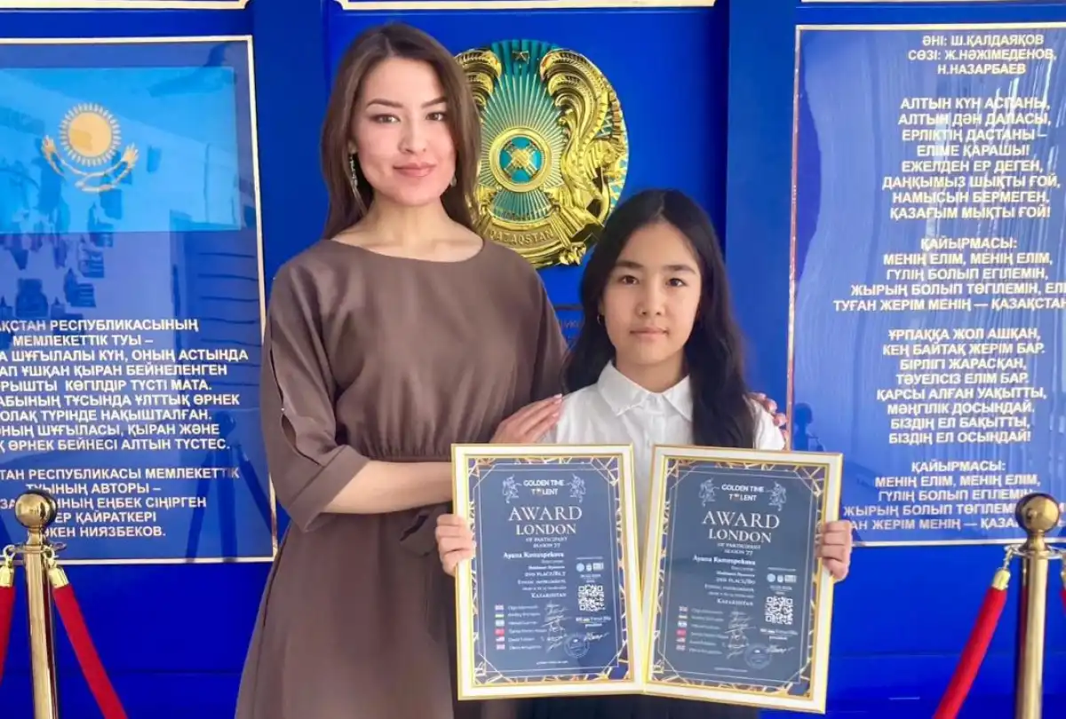 Казахстанка покорила игрой на кобызе жюри британского конкурса Golden Time Talent