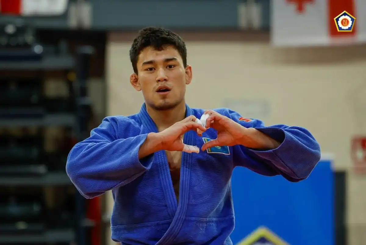 Казахстанский дзюдоист завоевал первую золотую медаль на турнире серии гран-при