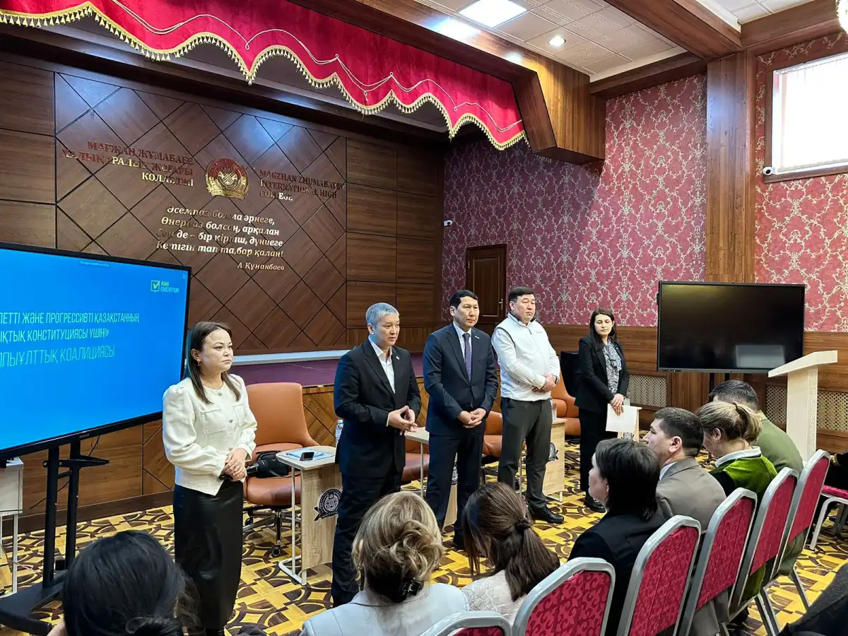Ценность человека, справедливость и правовое сознание: состоялась содержательная встреча с коллективом колледжа имени Жумабаева
