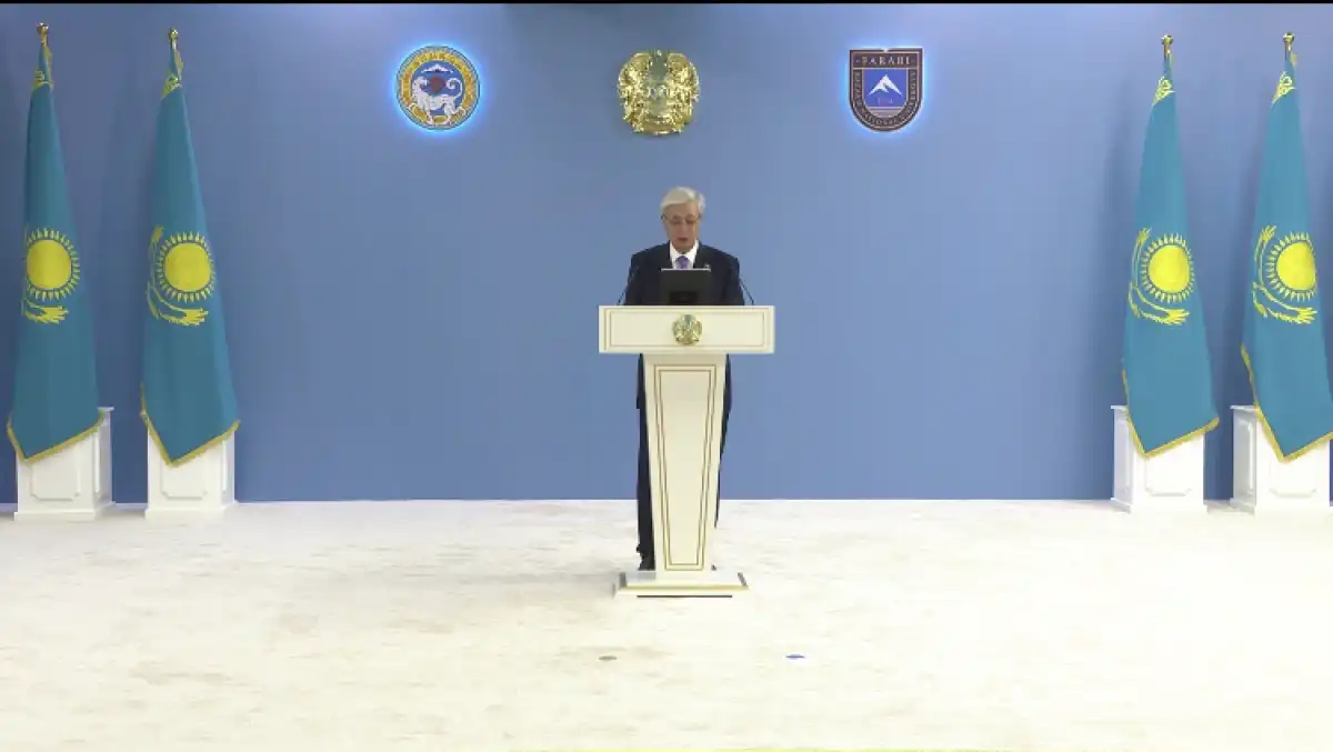 Новый курс через науку и Конституцию: о чём говорил Токаев в Алматы
