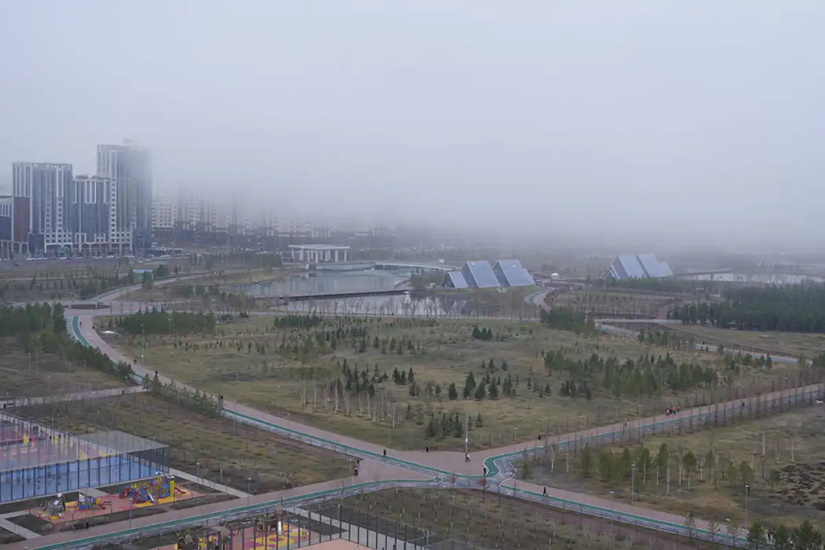 Туманное утро ожидается в Астане сегодня